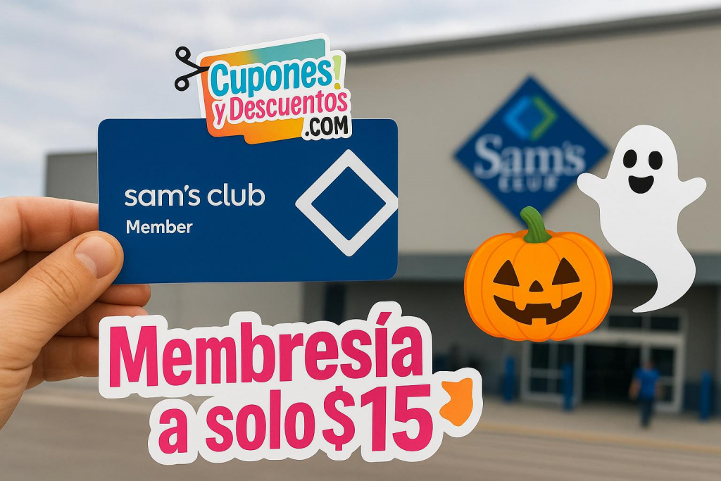 Membresia de Sam's Club por solo $15