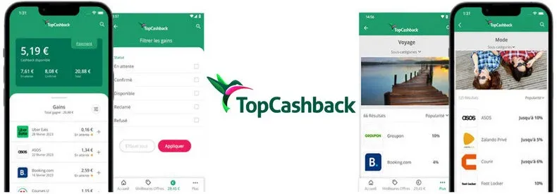 Recibe reembolsos y ahorra con el app de TopcashBack