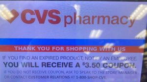 Cupon de cortecia CVS - Courtesy Coupon