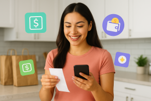 Apps para ahorrar y escanear recibos.