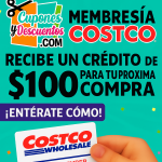 Membresia Costco con credito de $100