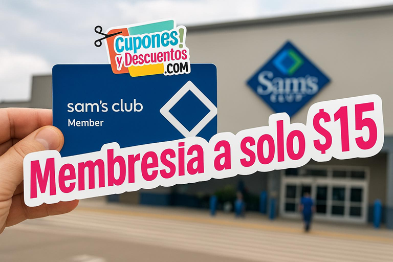 Membresia de Sam's Club por solo $15