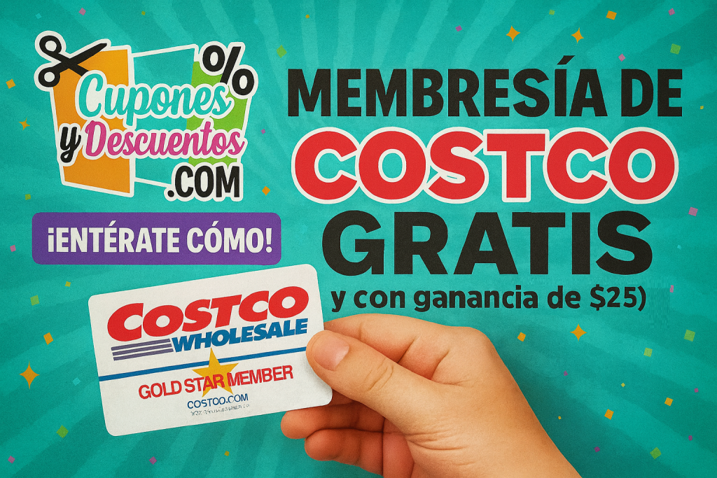 Promocion en membresia de Costco gratis con ganancia de $25