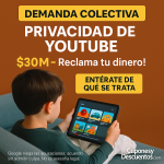 Demanda colectiva contra YouTube.