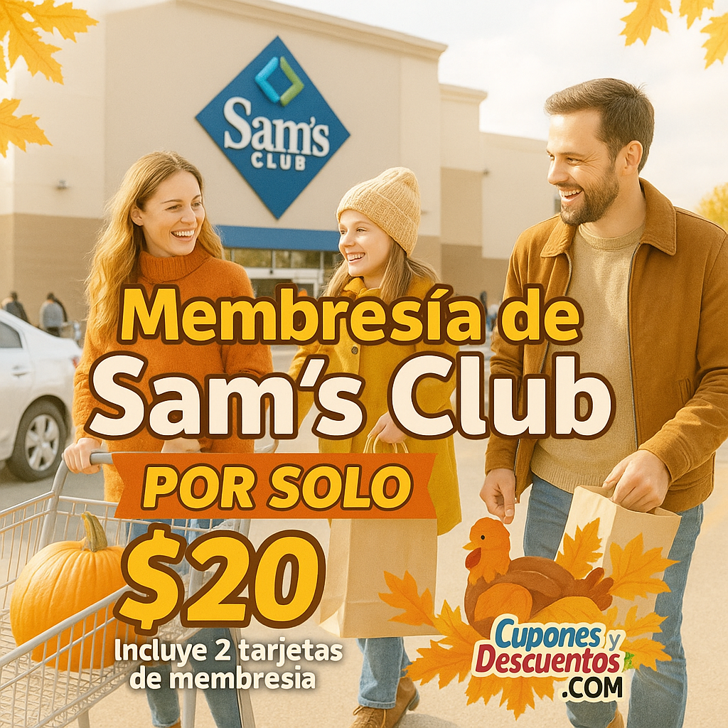 Oferta Sam's Club por solo $20
