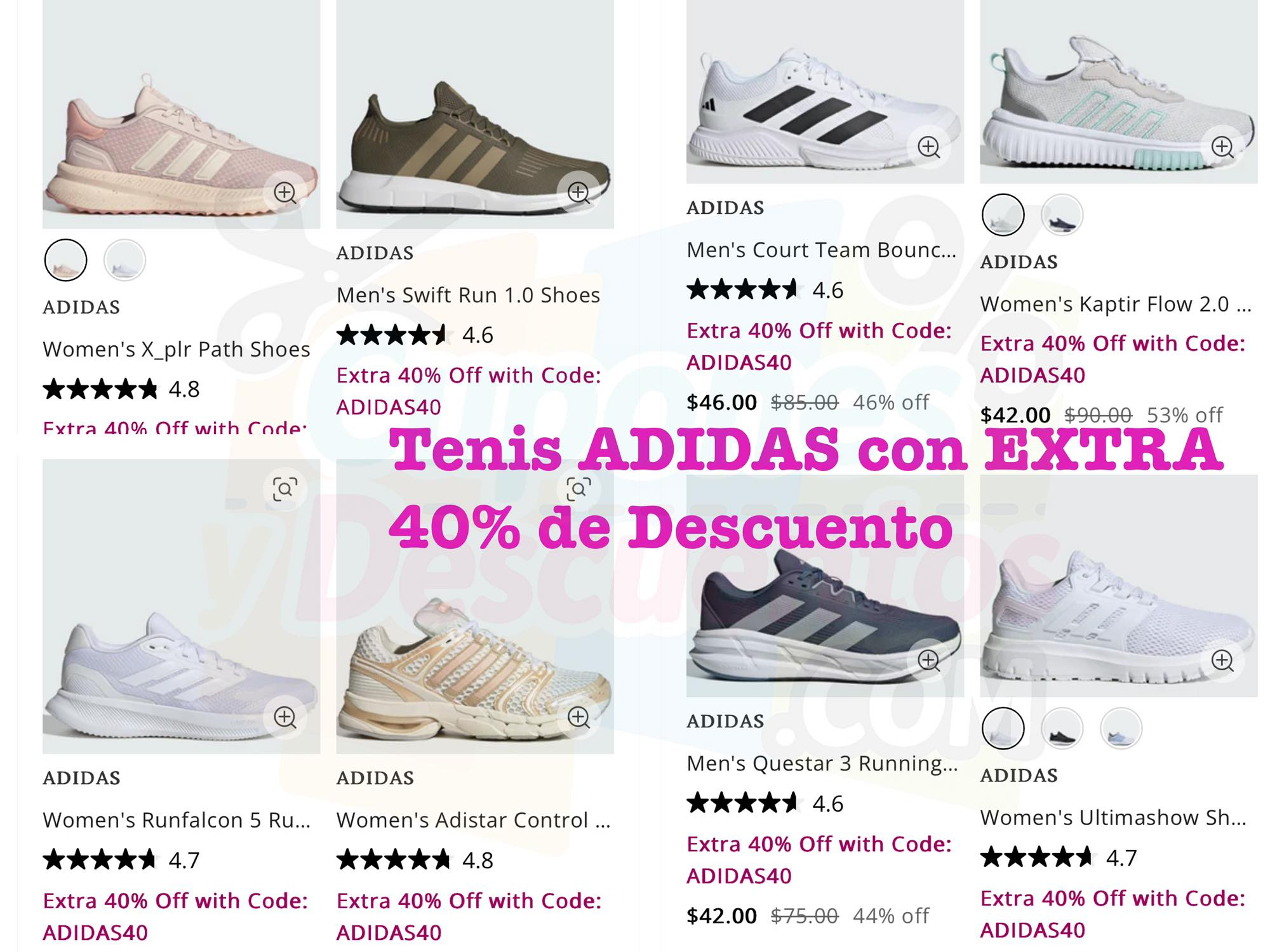 Doble descuento en calzado Adidas