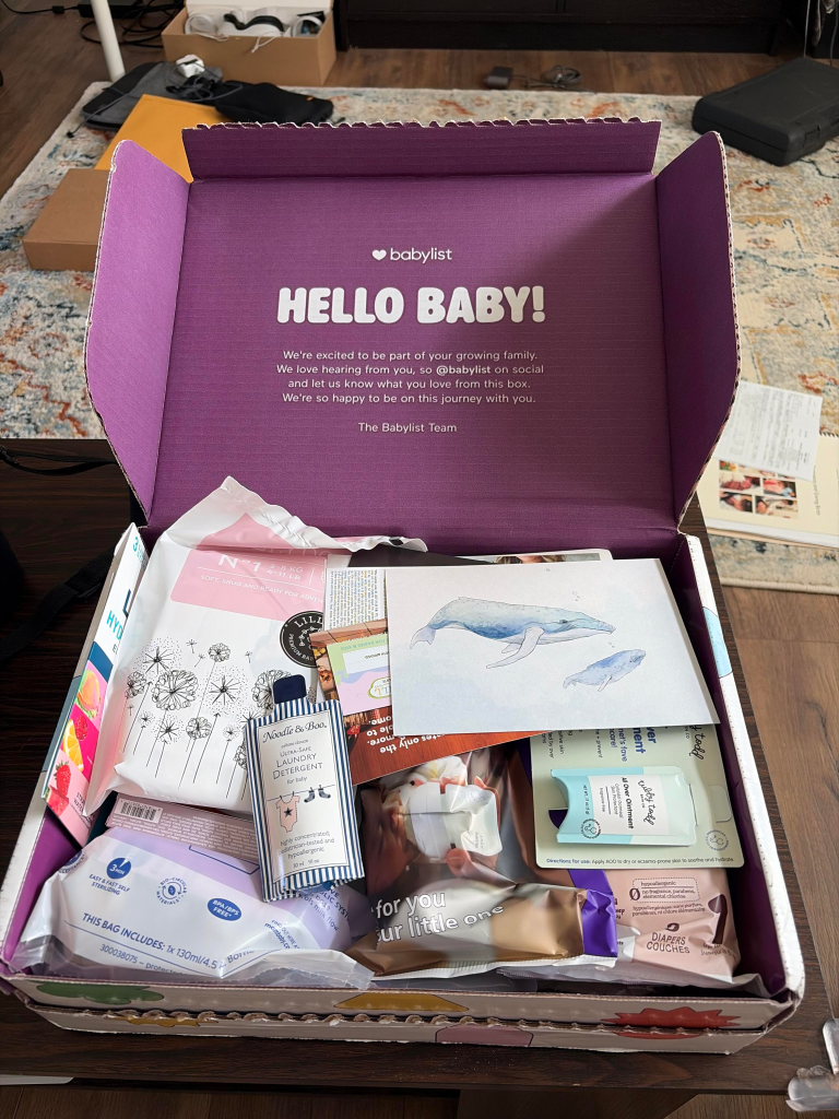Caja de muestras para bebe gratis